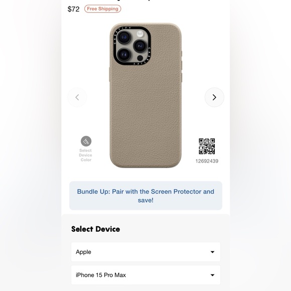 Castify tan leather phone case - Picture 2 of 2